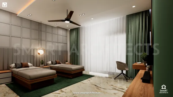 Bedroom design by Smart Architects